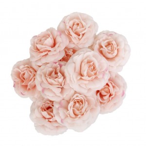 10x Artificial Silk Camellia Flower Heads Wedding Party Decor DIY Light Pink   323397379220